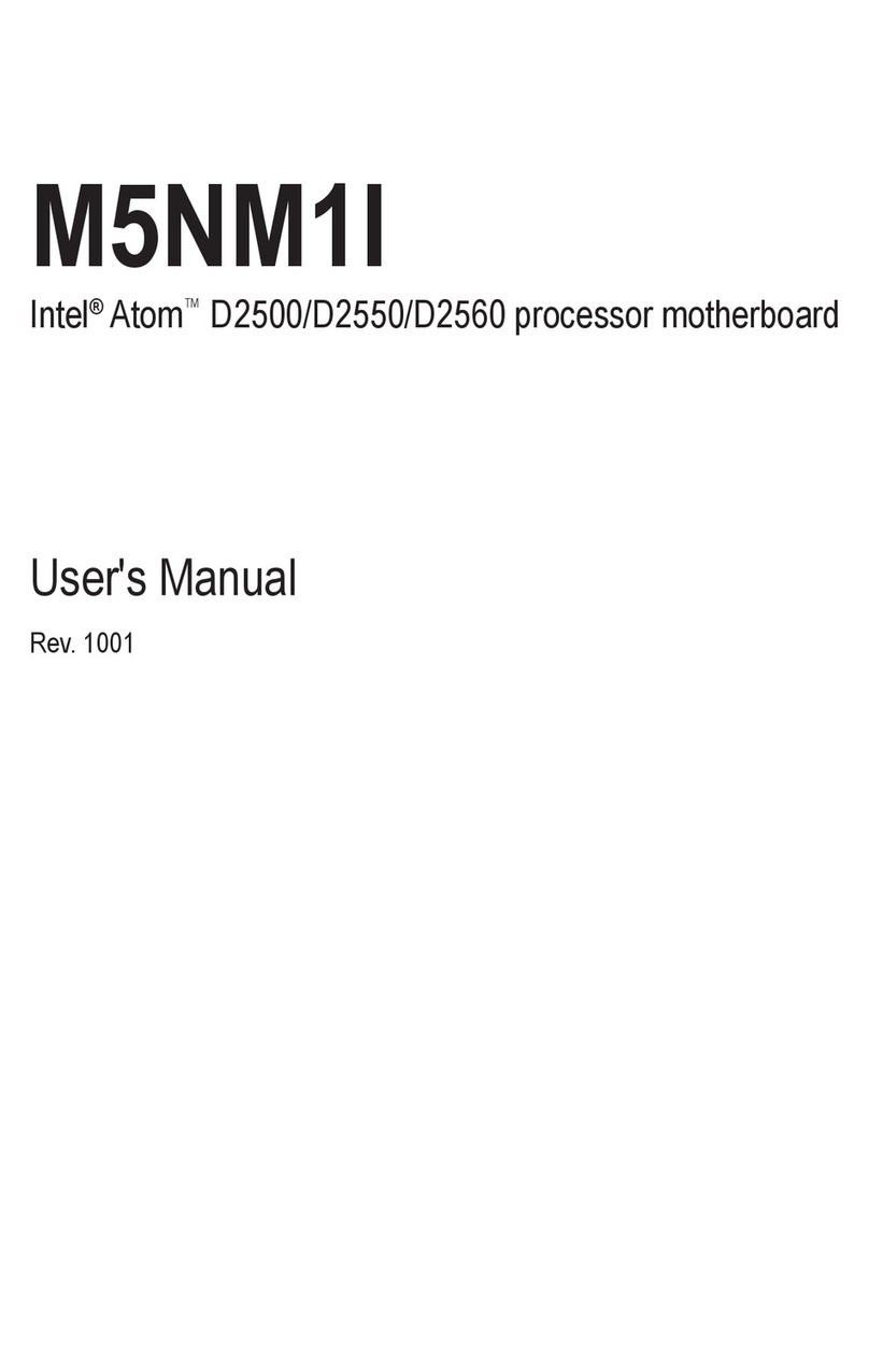 Gigabyte M5NM1I user manual