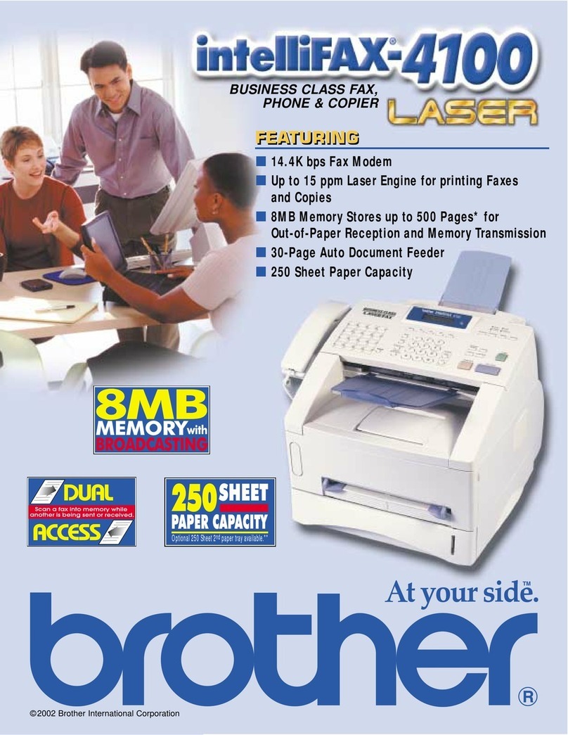 Brother IntelliFax-4100 User manual
