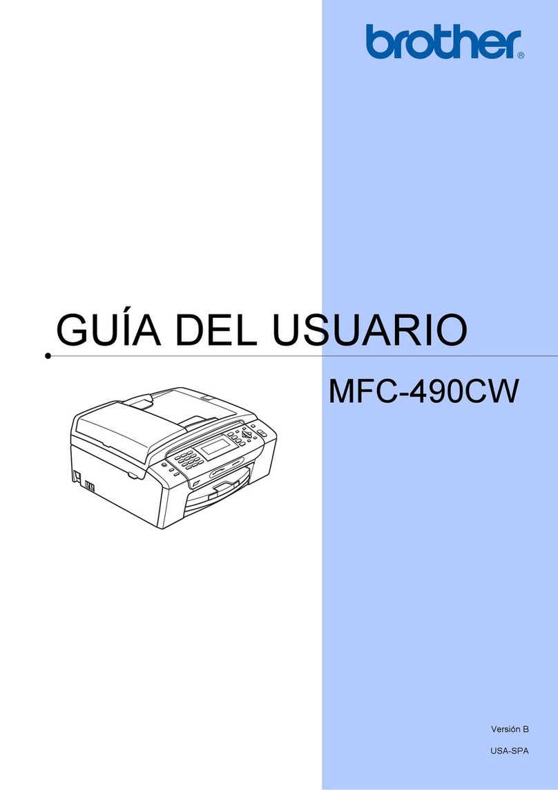Brother MFC490CW - Color Inkjet - All-in-One Quick start guide