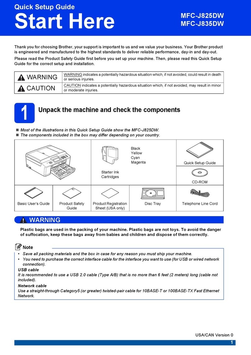 Brother MFC-J825DW User manual