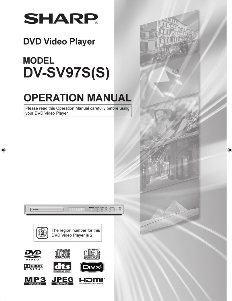 Sharp DV-SV97S(S) User manual Sharp DV-SV97S(S) User manual