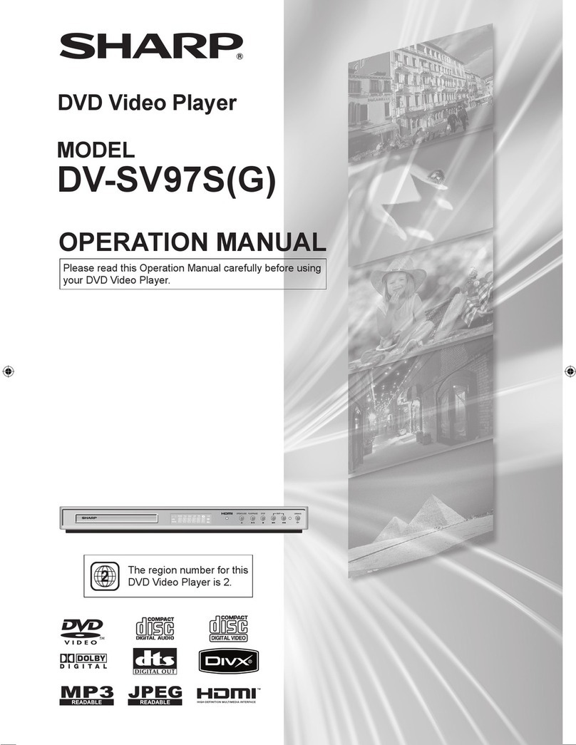 Sharp DV-SV97S(G) Operation manual