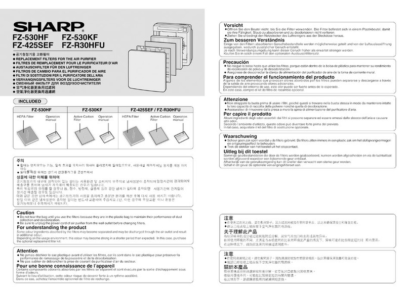 Sharp FZ-425SEF User manual