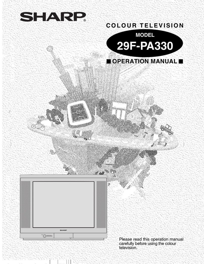 Sharp 29F-PA330 User manual Sharp 29F-PA330 User manual