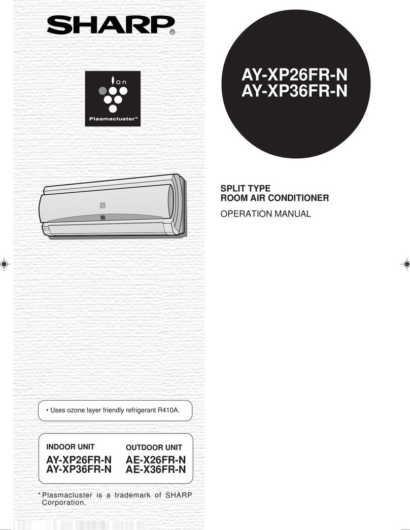 Sharp AY-XP26FR-N User manual