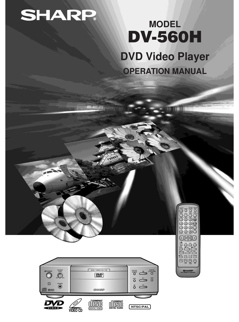 Sharp DV-560H User manual Sharp DV-560H User manual