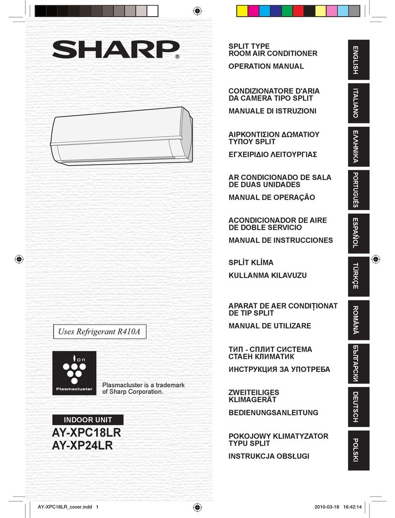 Sharp AY-XP24LR User manual