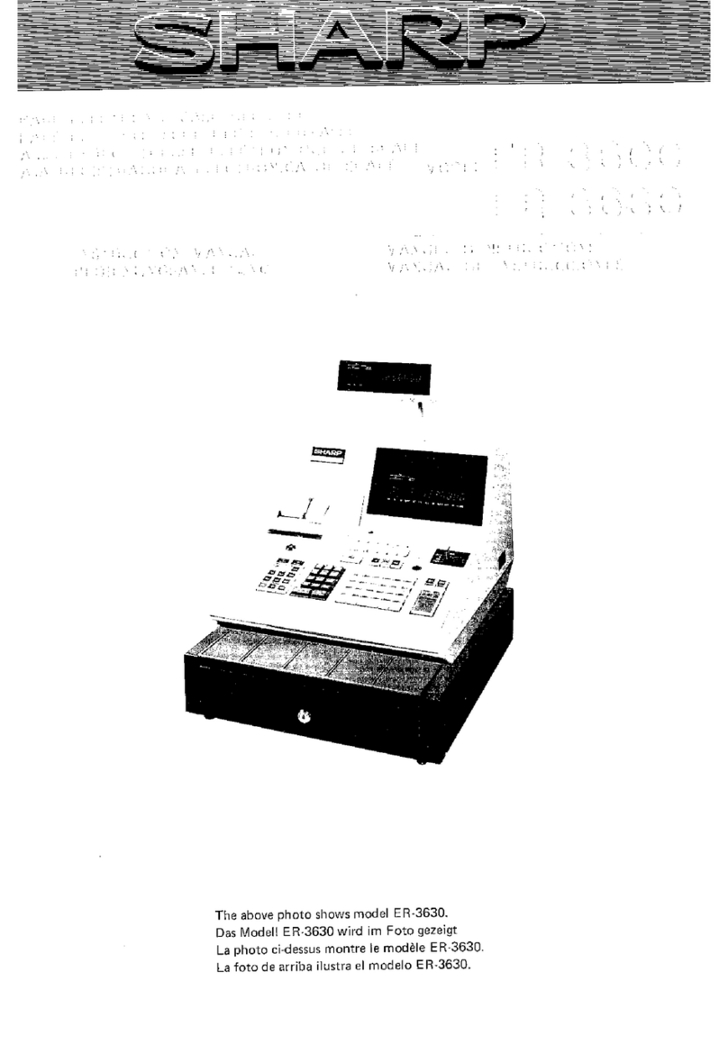 Sharp ER-3630 User manual