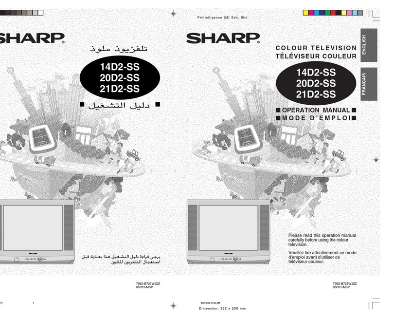 Sharp 14D2-SS User manual Sharp 14D2-SS User manual