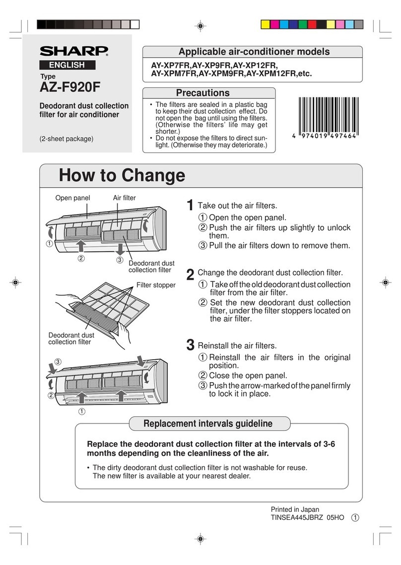 Sharp AZ-F920F Operation manual