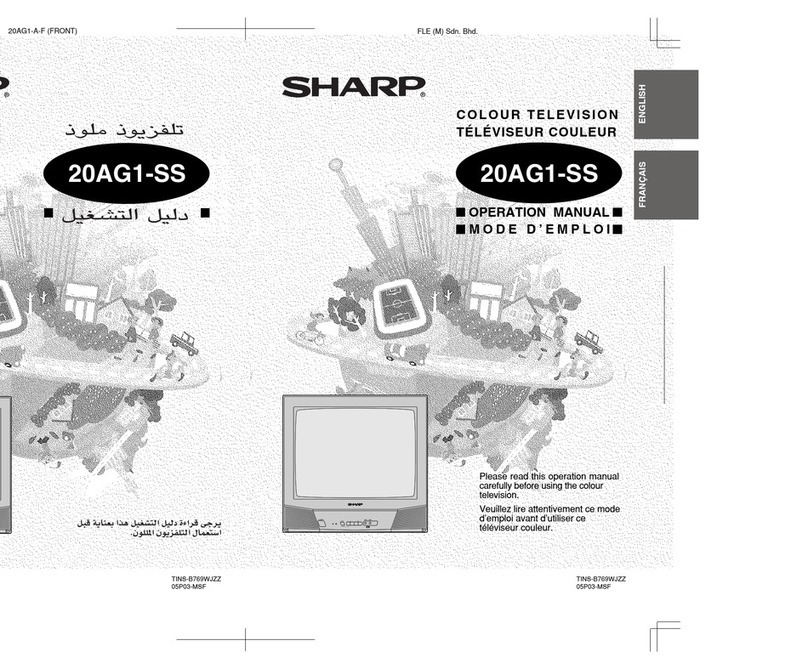 Sharp 20AG1-SS User manual