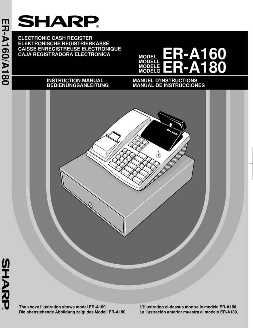 Sharp ER-A160 User manual
