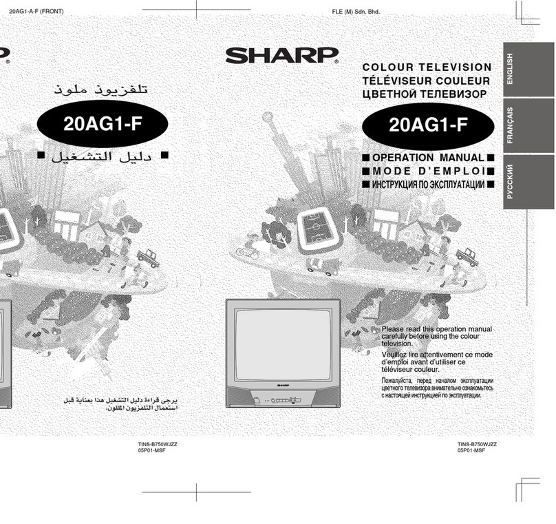 Sharp 20AG1-F User manual