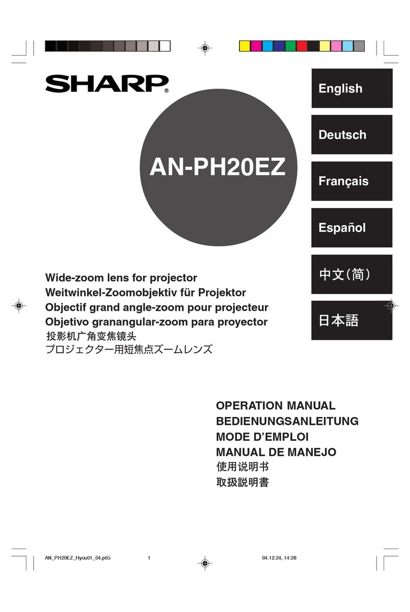 Sharp AN-PH20EZ User manual