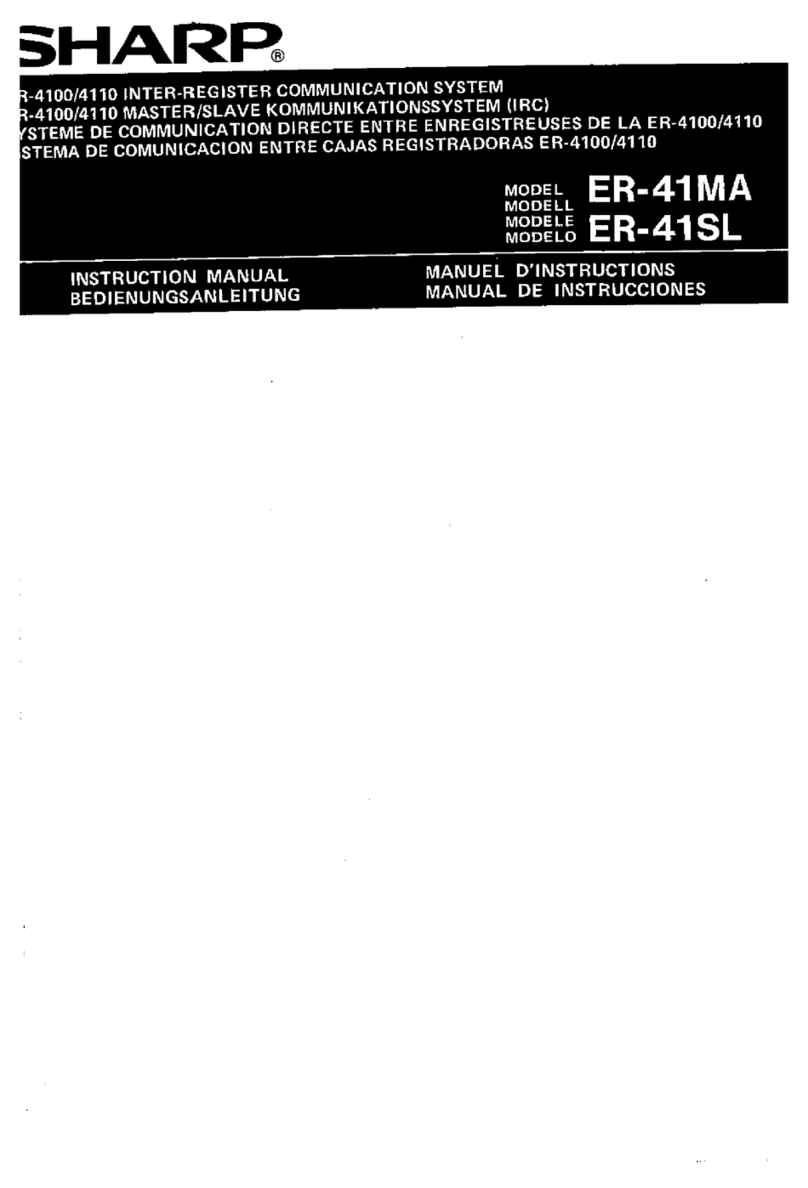 Sharp ER-41MA User manual Sharp ER-41MA User manual