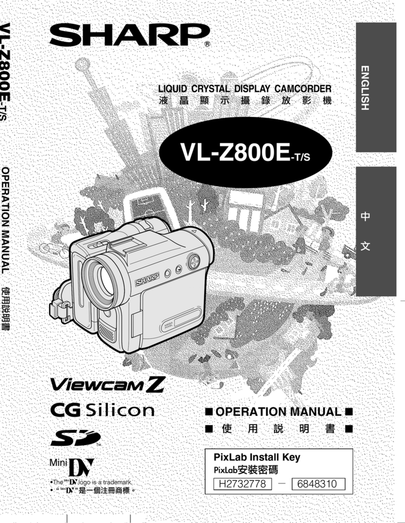 Sharp ViewcamZ VL-Z800E-S User manual