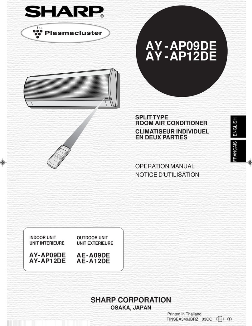 Sharp AY-AP09DE User manual