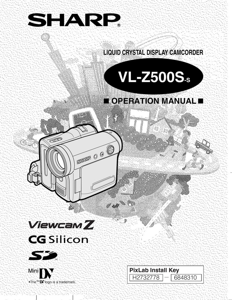 Sharp VL-Z500S User manual