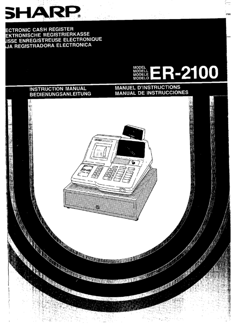 Sharp ER-2100 User manual