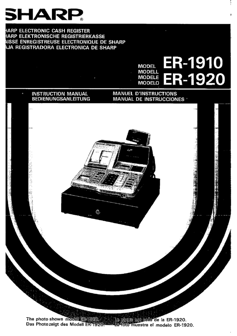 Sharp ER-1910 instruction manual