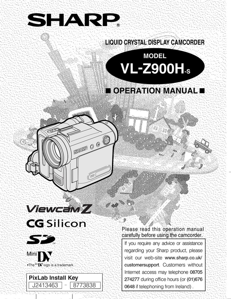 Sharp VL-Z900H-S User manual