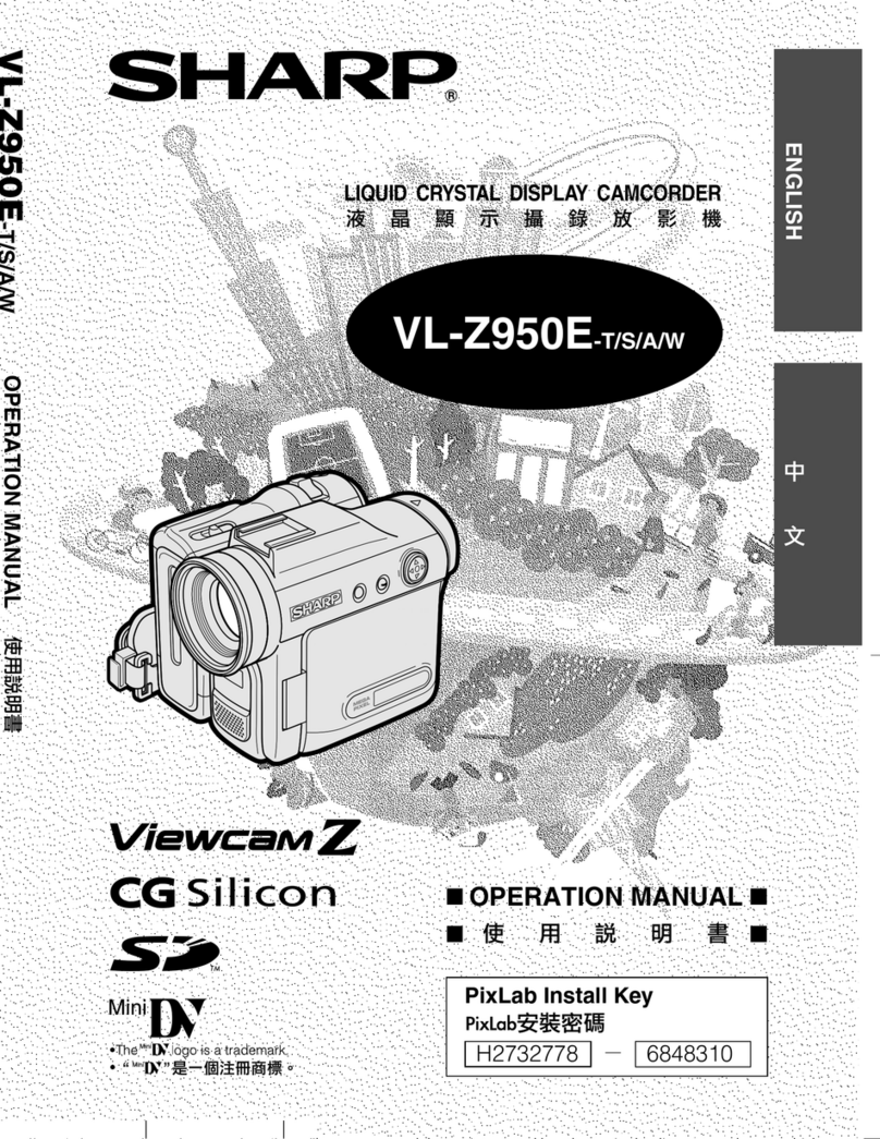 Sharp ViewcamZ VL-Z950E-A User manual