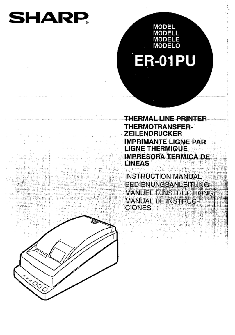 Sharp ER-01PU User manual