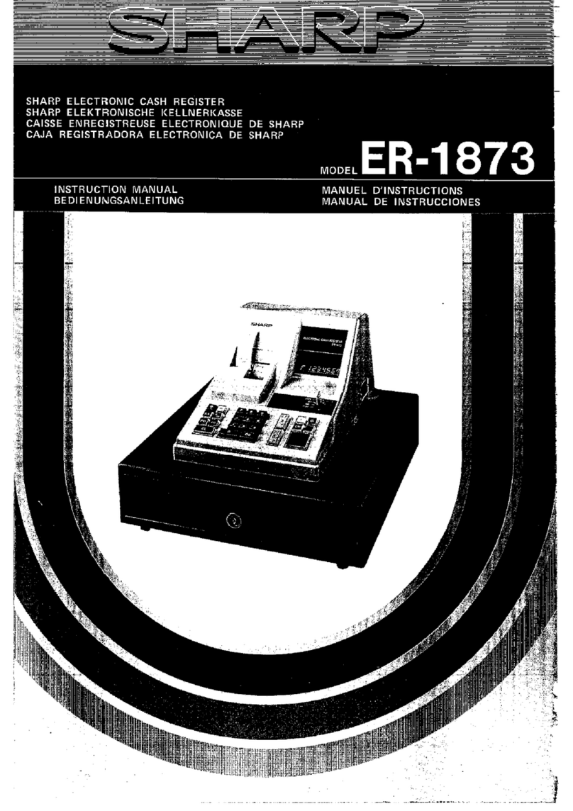 Sharp ER-1873 instruction manual