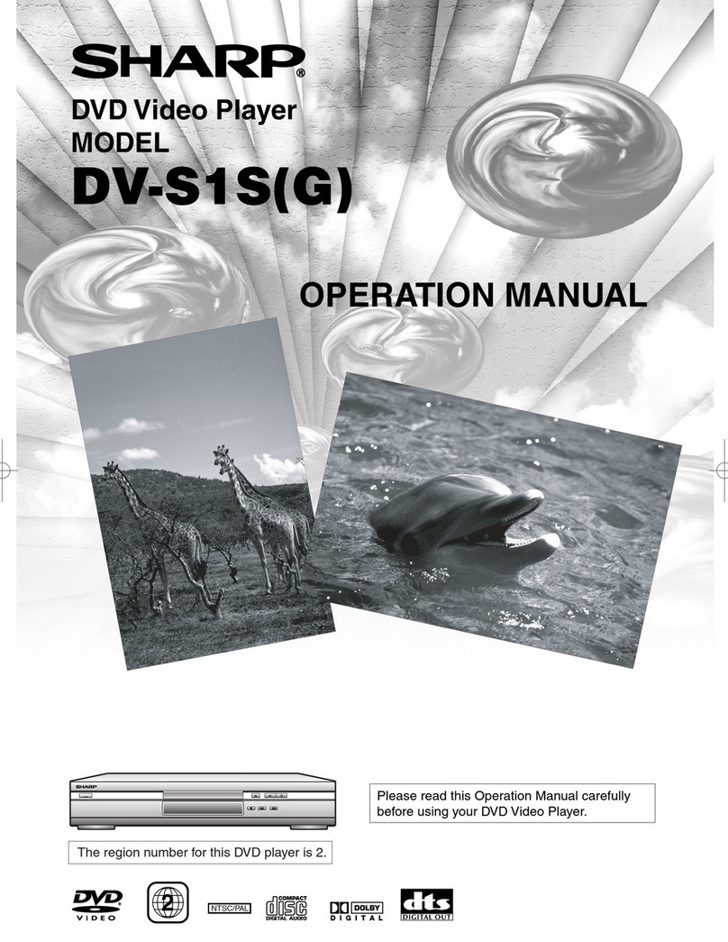 Sharp DV-S1S(G) User manual Sharp DV-S1S(G) User manual
