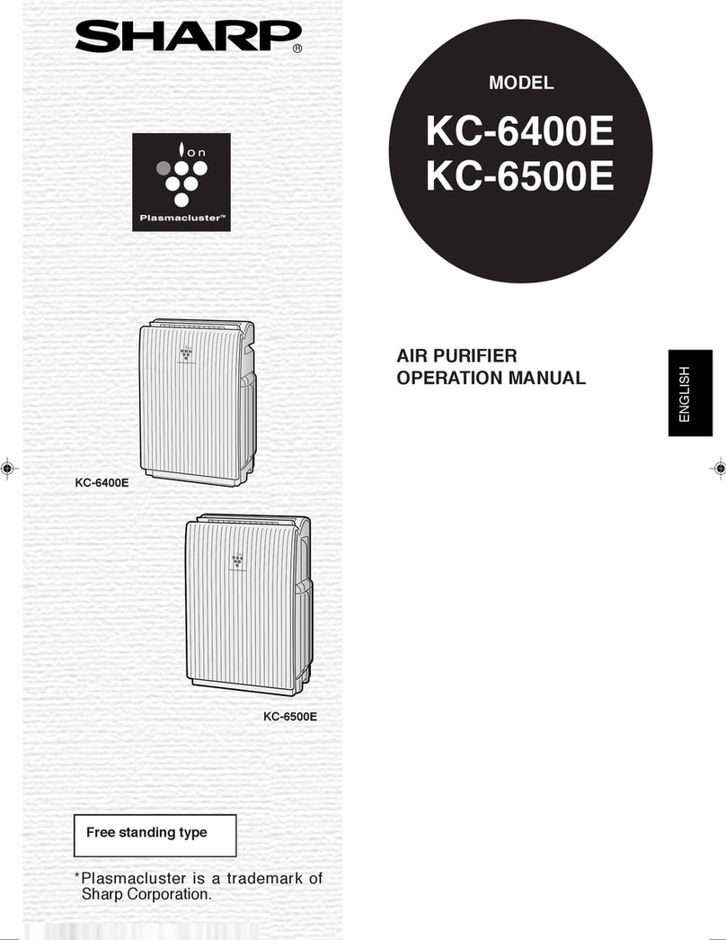 Sharp Plasmacluster KC-6400E User manual