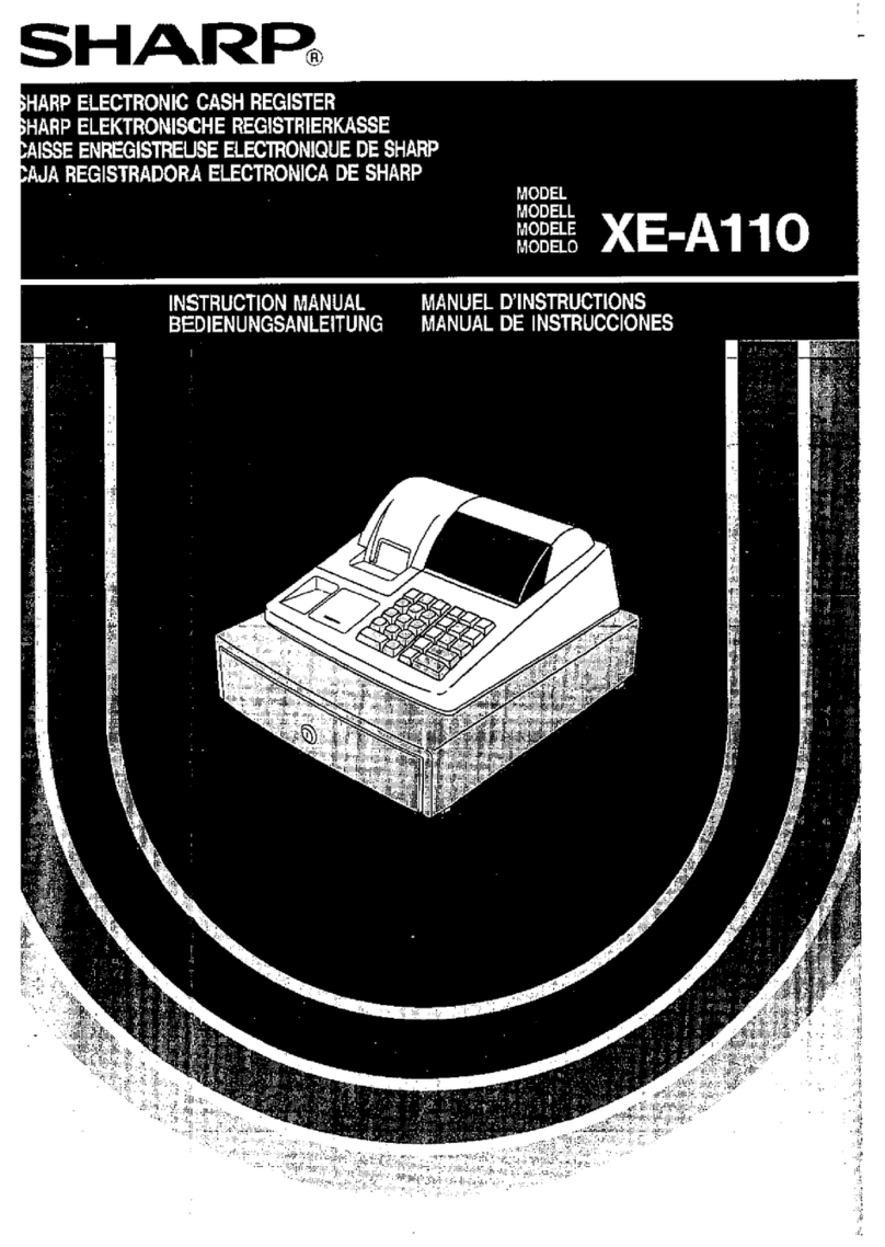 Sharp XE-A110 User manual