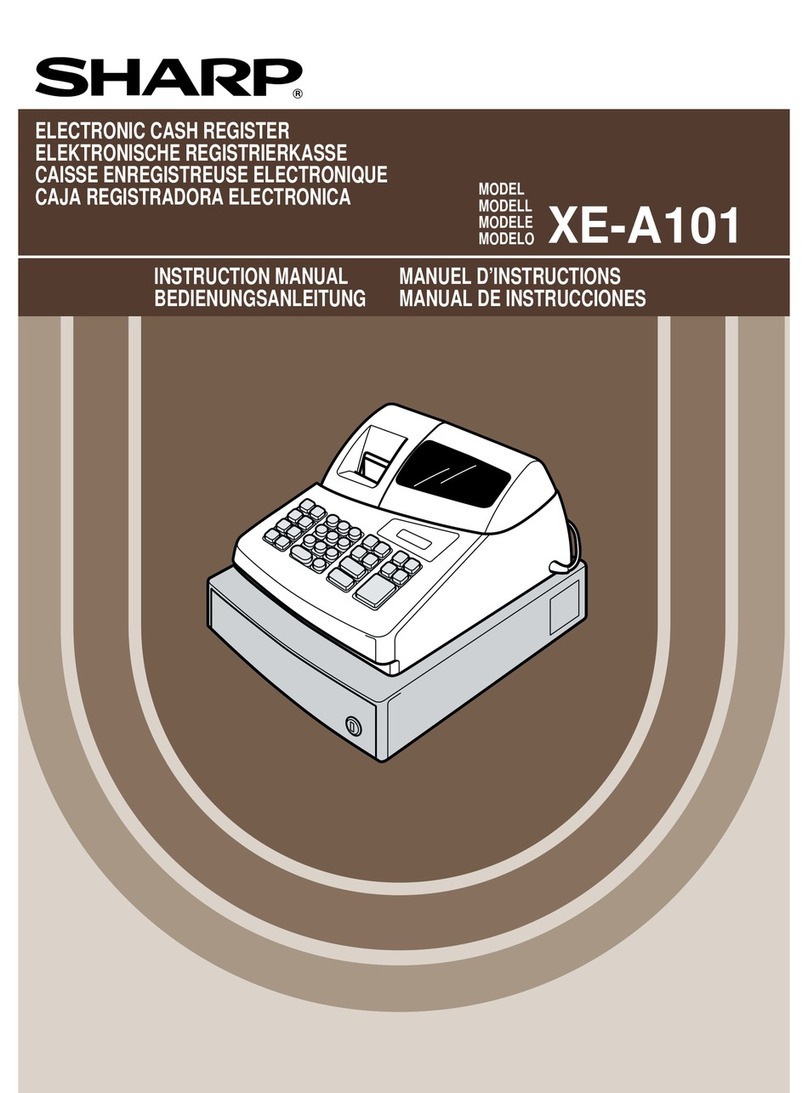 Sharp XE-A101 User manual