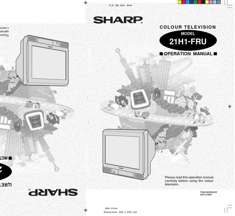Sharp 21H1-FRU User manual