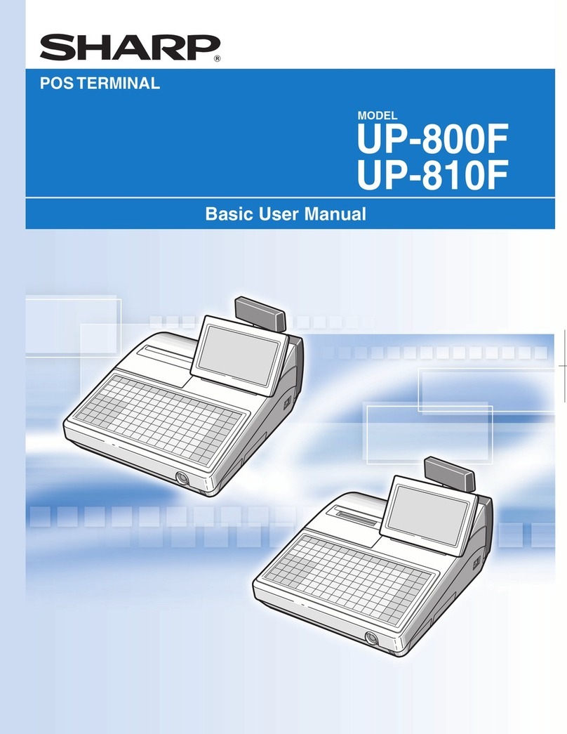 Sharp UP-800F Basic user manual