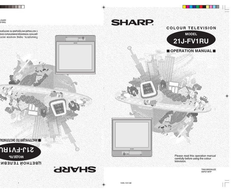 Sharp 21J-FV1RU User manual