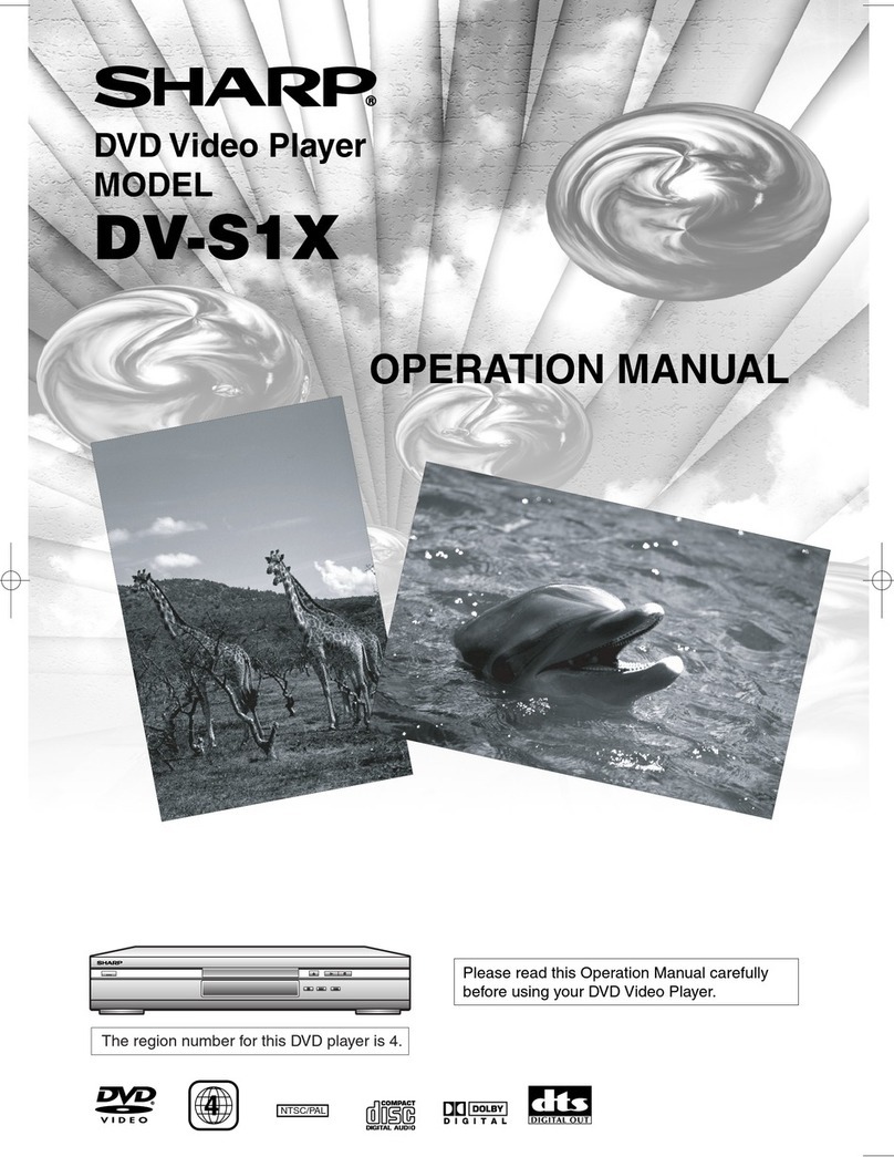 Sharp DV-S1X User manual