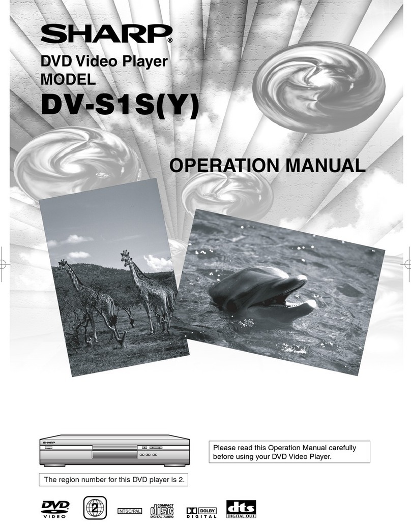 Sharp DV-S1S(Y) User manual Sharp DV-S1S(Y) User manual