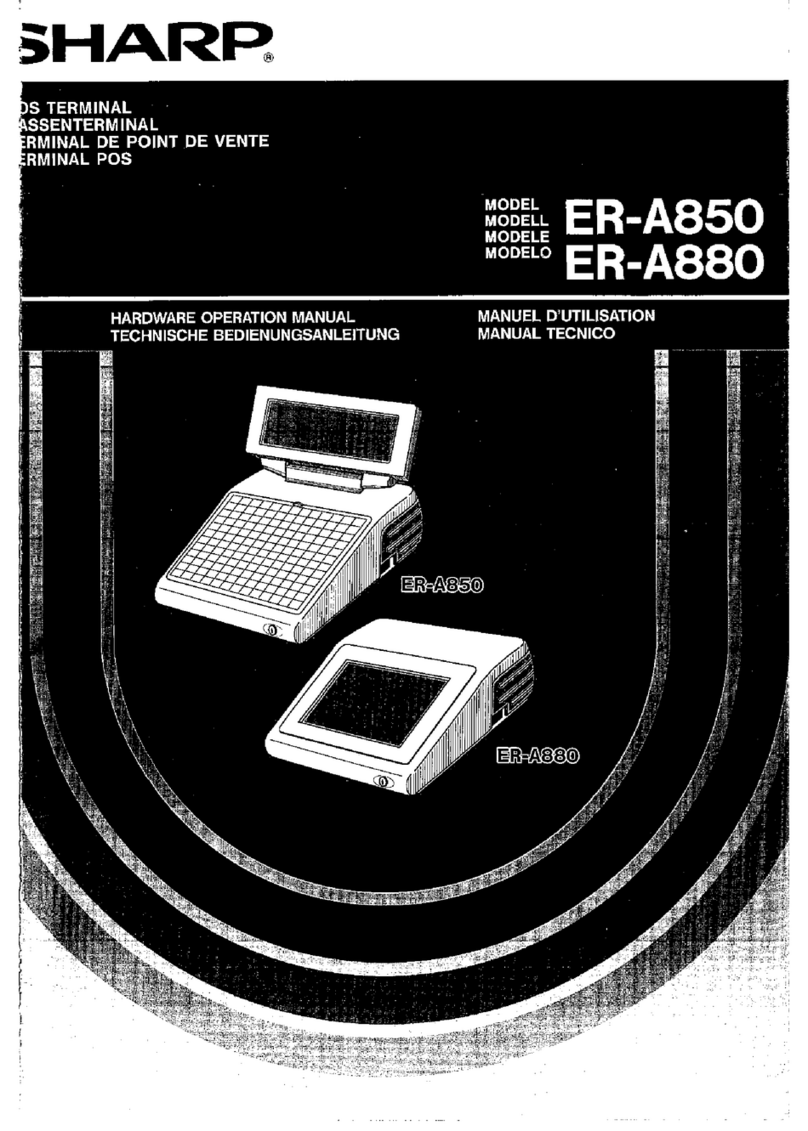 Sharp ER-A850 Operation manual
