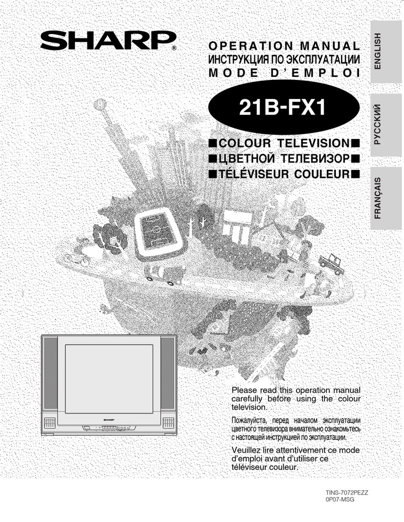 Sharp 21B-FX1 User manual Sharp 21B-FX1 User manual