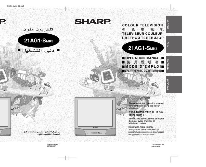 Sharp 21AG1-SMK3 User manual