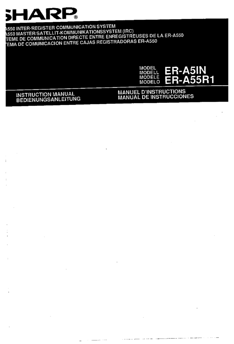 Sharp ER-A55R1 User manual