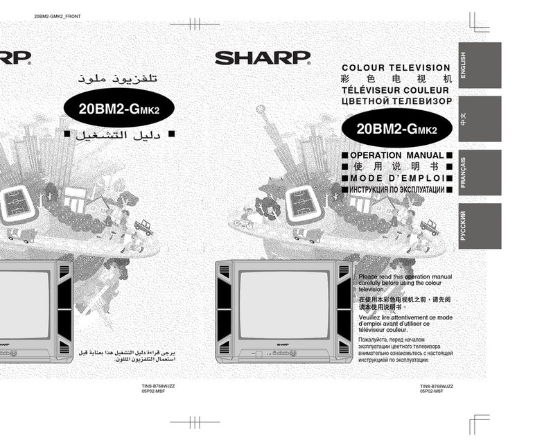 Sharp 20BM2-GMK2 User manual Sharp 20BM2-GMK2 User manual