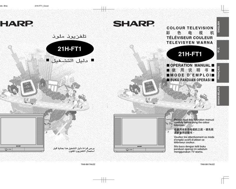 Sharp 21H-FT1 User manual Sharp 21H-FT1 User manual