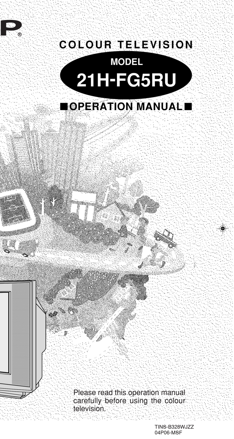 Sharp 21H-FG5RU User manual