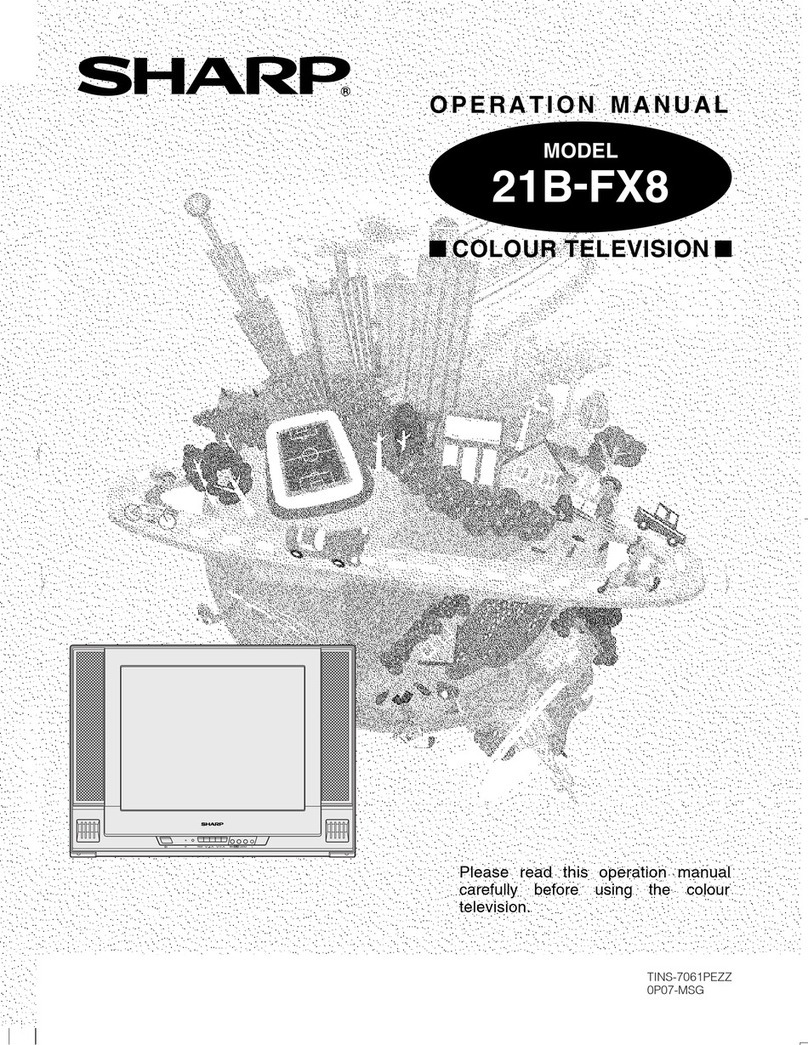 Sharp 21B-FX8 User manual Sharp 21B-FX8 User manual