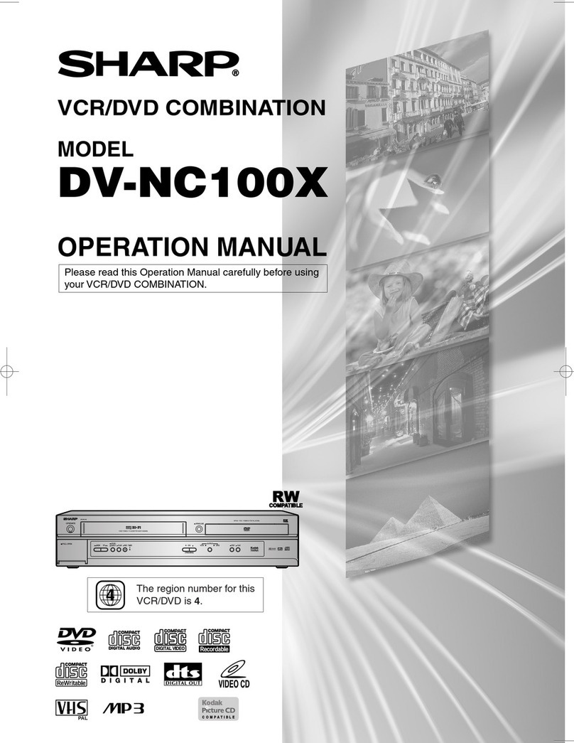 Sharp DV-NC100X User manual