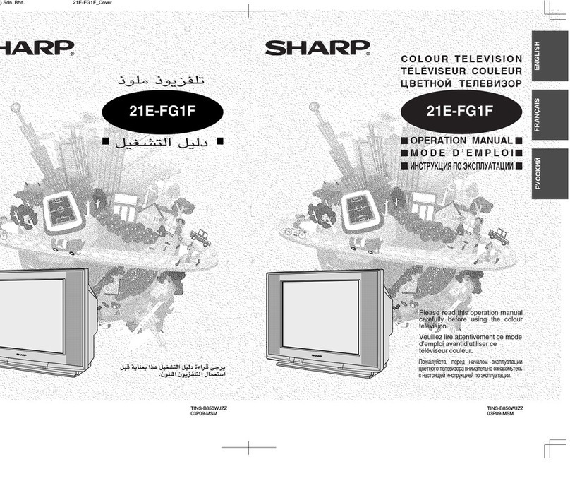 Sharp 21E-FG1F User manual