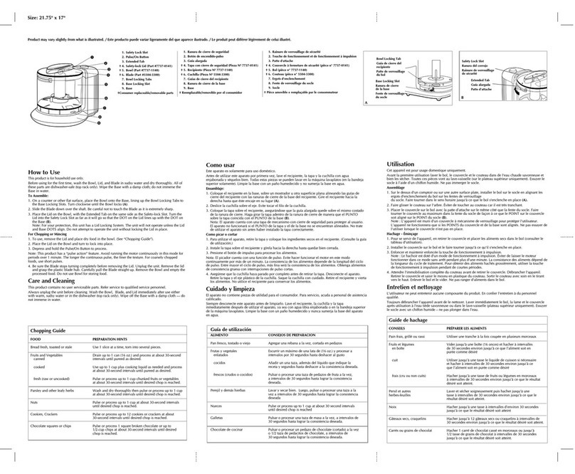 Black & Decker HC21K Installation instructions