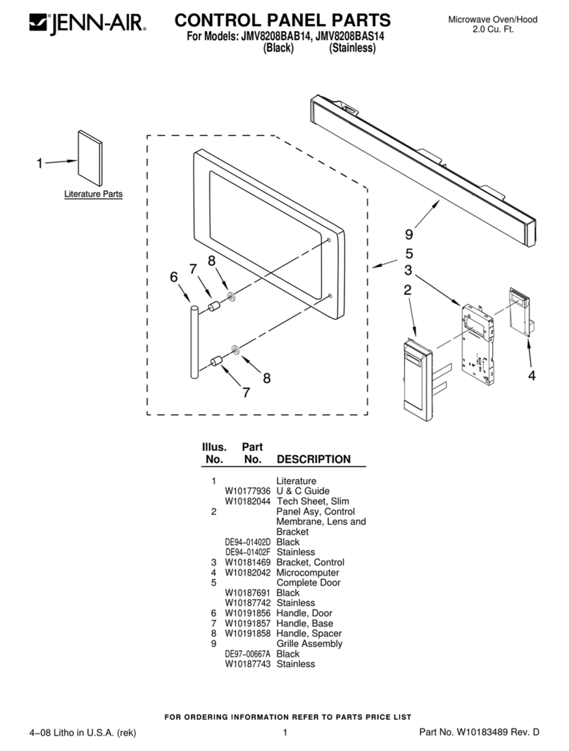 Jenn-Air JMV8208BAB14 User manual