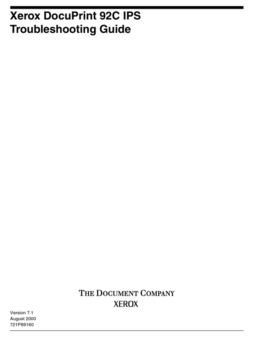 Xerox DocuPrint 92C IPS User manual